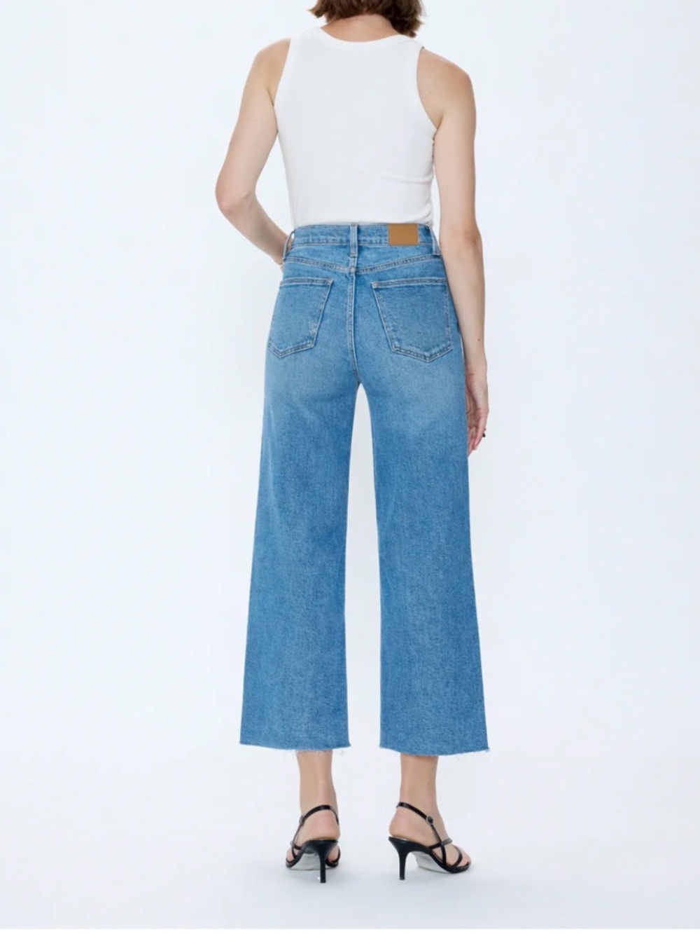 Pistola Lana Crop High Rise wide leg jean - Picture 3 of 3